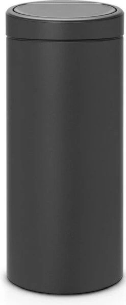 Brabantia Touch Bin Prullenbak - 30 L - Mineral Infinite Grey -Huishoudelijke Artikelen Winkel 498x1200 1
