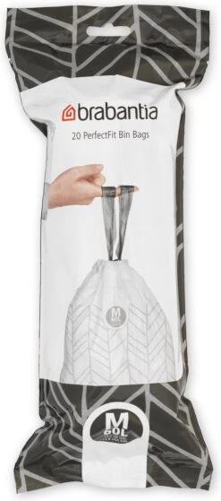 Brabantia PerfectFit Vuilniszakken - 60 L - Code M - 6 Rollen X 20 Stuks -Huishoudelijke Artikelen Winkel 530x1200