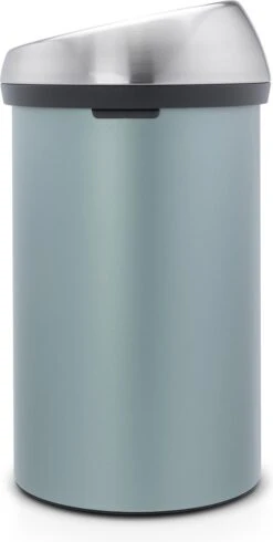 Brabantia Touch Bin Prullenbak - 60 L - Metallic Mint / Matt Steel Fingerprint Proof Deksel -Huishoudelijke Artikelen Winkel 605x1200