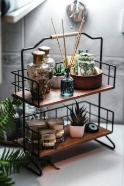 Metalen Keuken Etagere 2 Laags Van Naturn Living | Keuken Opbergrek | Kruidenpotjes Rek | Kruiden Organizer | Keuken Rek Specerijen | Mat Zwart -Huishoudelijke Artikelen Winkel 800x1200 7
