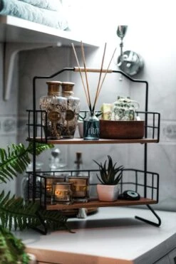Metalen Keuken Etagere 2 Laags Van Naturn Living | Keuken Opbergrek | Kruidenpotjes Rek | Kruiden Organizer | Keuken Rek Specerijen | Mat Zwart -Huishoudelijke Artikelen Winkel 800x1200 9