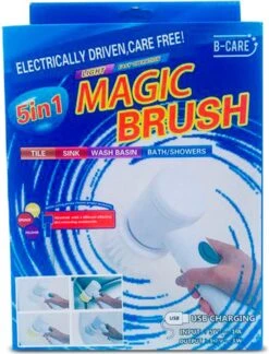 B-care Magic Brush - Elektrische Multifunctionele Schoonmaakborstel - 7 Opzetstukken - Wasborstel - Poetsmachine - Schrobborstel - Handborstel - Werkborstel - Schrobber - Boorborstel - Reinigingsborstel -Huishoudelijke Artikelen Winkel 914x1200