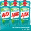 Ajax® Ajax Allesreiniger Eucalyptus 6 X 1.25L - Voordeelverpakking -Huishoudelijke Artikelen Winkel 952x1200