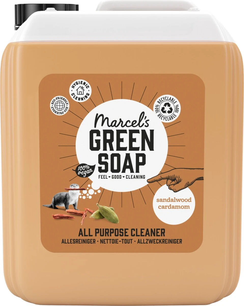 Marcel's Green Soap Allesreiniger Sandelhout & Kardemom - 5 Liter 3 Marcel's Green Soap Allesreiniger Sandelhout & Kardemom - 5 Liter