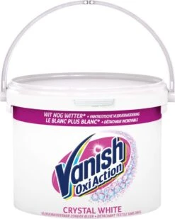 Vanish Oxi Action Crystal White Base Poeder - Voor Witte Was - 2,4 Kg -Huishoudelijke Artikelen Winkel 959x1200