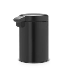 Brabantia NewIcon Wandprullenbak - 3 L - Matt Black -Huishoudelijke Artikelen Winkel 973x1200 3