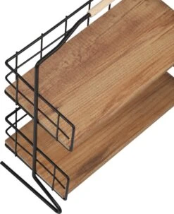 Metalen Keuken Etagere 2 Laags Van Naturn Living | Keuken Opbergrek | Kruidenpotjes Rek | Kruiden Organizer | Keuken Rek Specerijen | Mat Zwart -Huishoudelijke Artikelen Winkel 978x1200 1